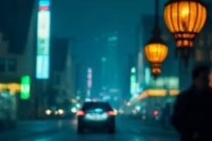 二十四只眼睛中女教师与学生在海边小路上的合影